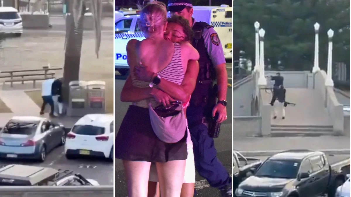 Shooters open fire on the Jewish community in Sydney, Australia as people gather in the harrowing aftermath (Getty Images/X)