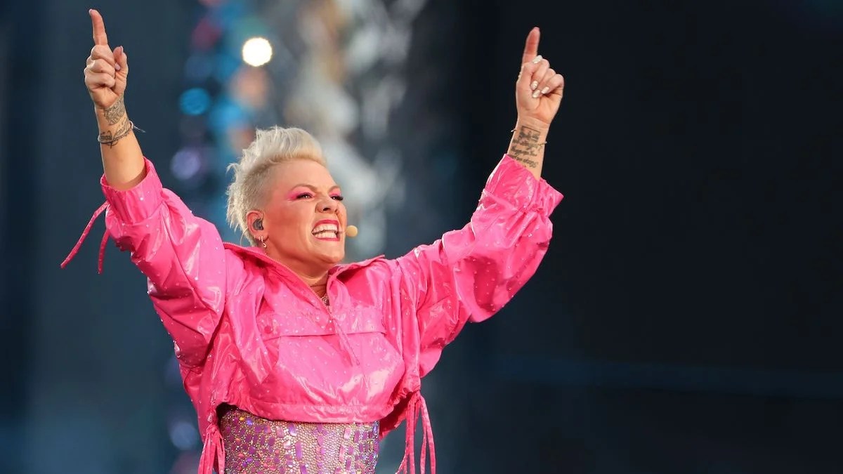 P!nk performs during the Summer Carnival 2023 Tour in Berlin