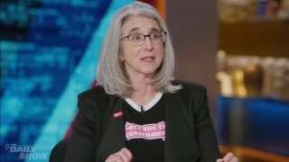 Cindy Cohn Warns Jon Stewart That Americans Have to Make X and Meta ‘Less Important’ | Video